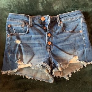 American eagle jean shorts